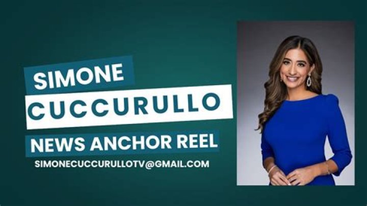 SIMONE CUCCURULLO News Anchor Reel April 2019 YouTube