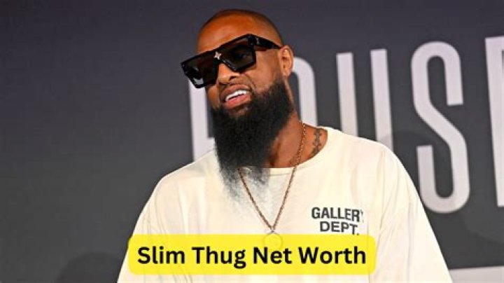 Slim Thug Net Worth From Rapper To Businessman
