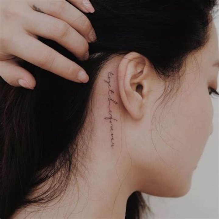 Small Neck Tattoos, Side Neck Tattoo, Neck Tattoo For Guys, Hand
