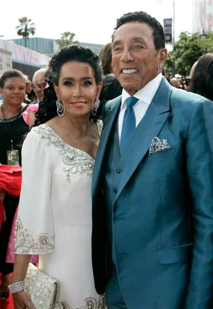 Smokey Robinson and his lovely wife. Smokey robinson, Celebrity