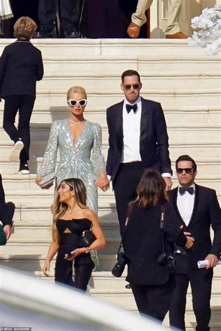 Sofia Richie is walked down the aisle by dad Lionel during lavish