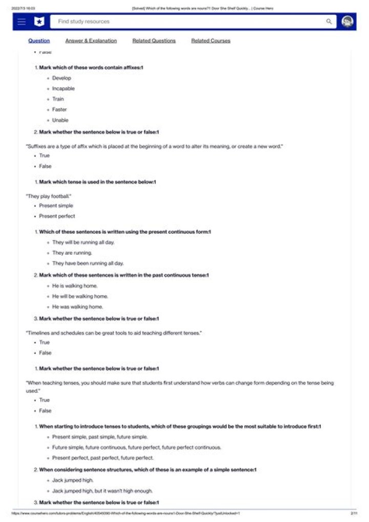 Solved Which of the following is true? Select all that ap