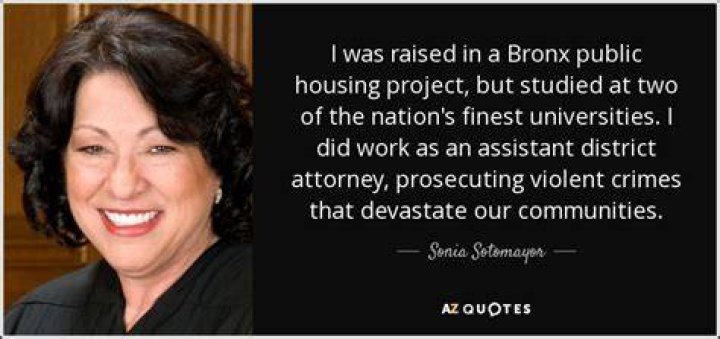 Sonia Sotomayor From Public Housing to the Supreme Court ESME