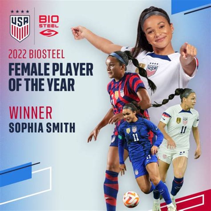Sophia Smith announced as Biosteel U.S. Soccer Female Player of the