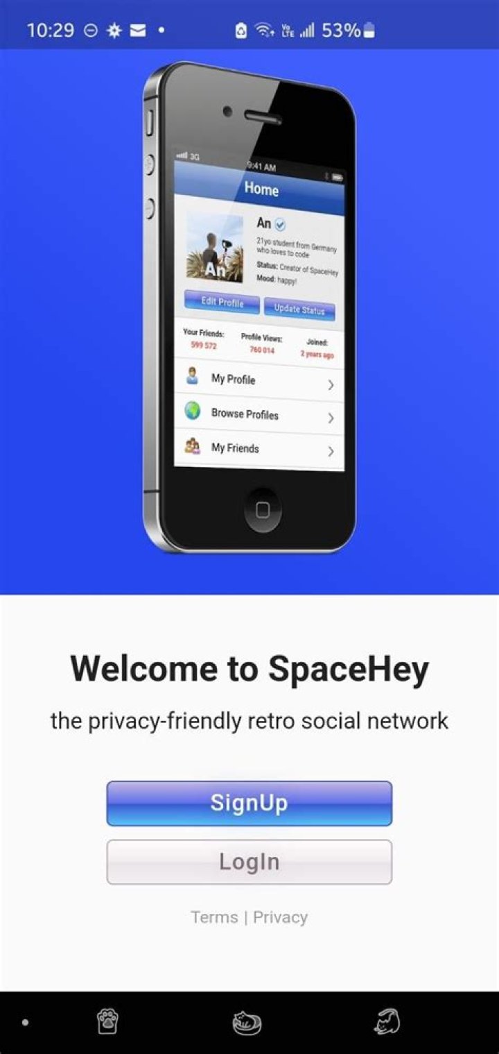 Spacehey App
