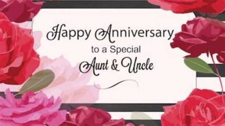 Special Aunt & Uncle Wedding Anniversary Card 4 colours eBay