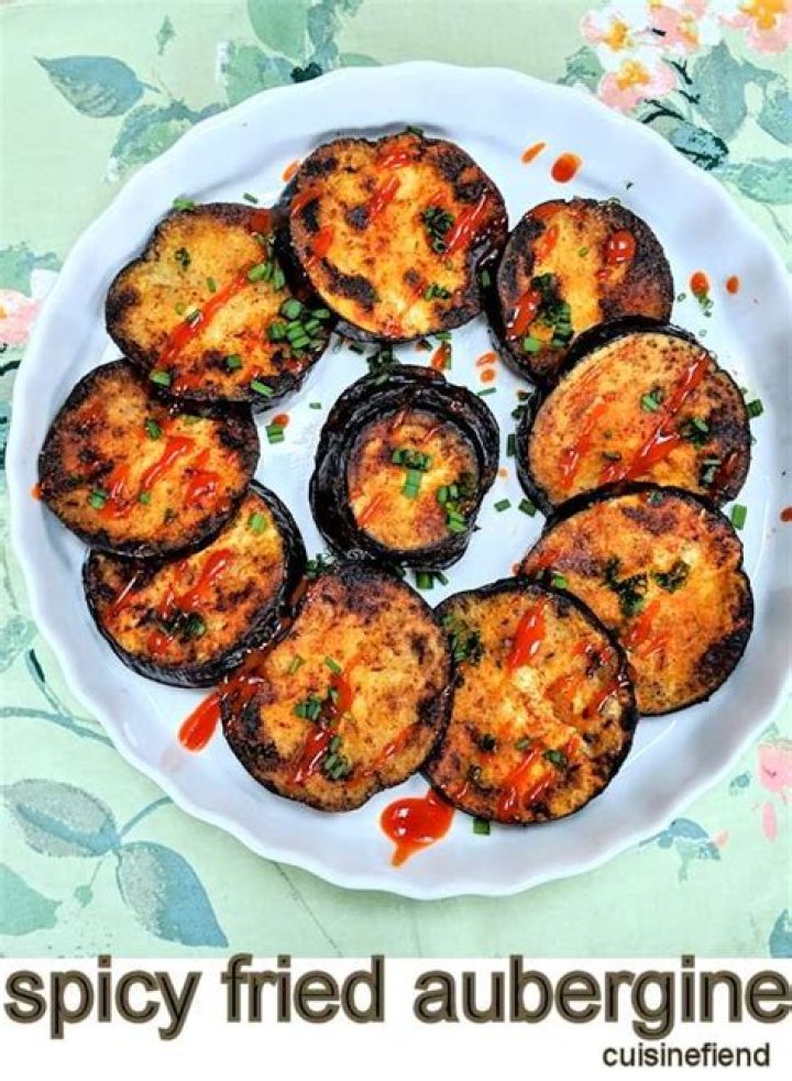spicy fried aubergines Recipe Side dishes easy, Vegetable recipes