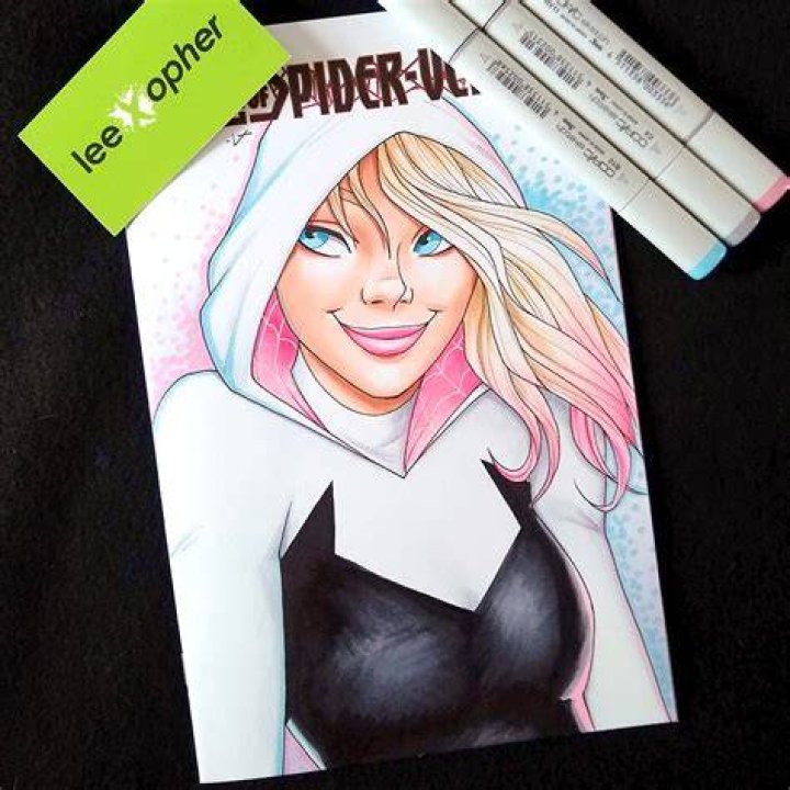 SpiderGwen by Lee Xopher by leexopher on DeviantArt Spider Gwen Venom
