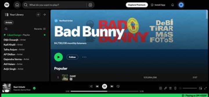 Spotify Bad Bunny bricht StreamingRekord Global Pop News Musik