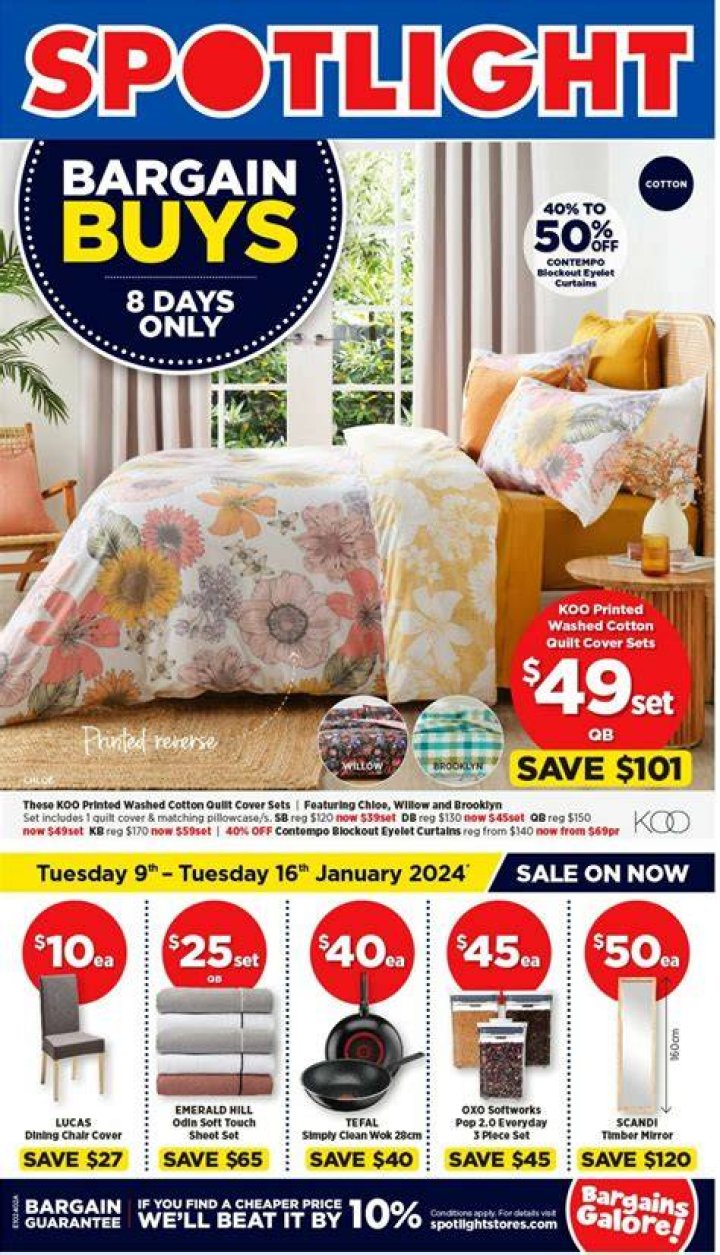 Spotlight Catalogues Page Spotlight Australia Catalog, Current