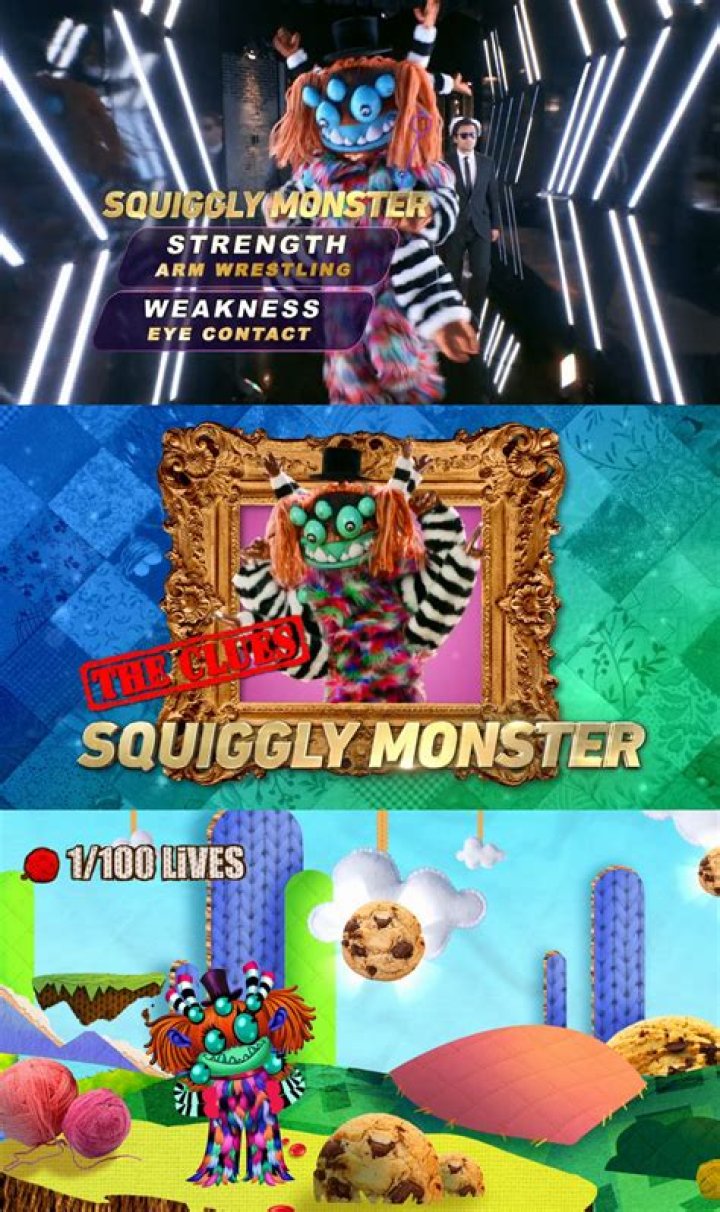 Squiggly Monster on &lsquo;The Masked Singer&rsquo; Clues & Guesses 11/4/2020