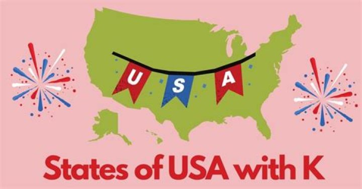 States in USA with K US States Starting with K The Global Statistics