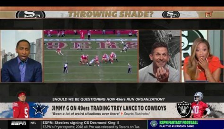 Stephen A. Smith Destroys Garoppolo, Calls Him 'P*** Star Jimmy'