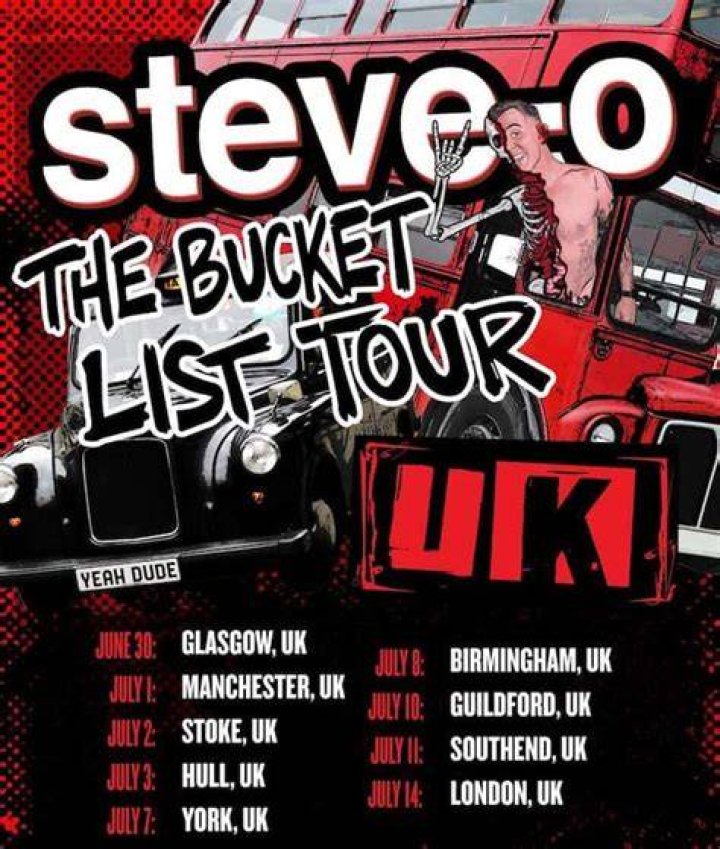 SteveO The Bucket List Tour BardavonPresents