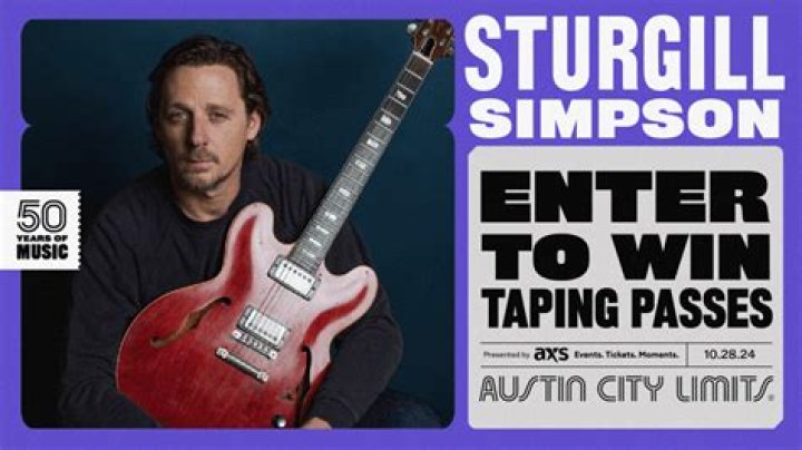 Sturgill Simpson to Play Online Concert at Nashville's Ryman Rolling