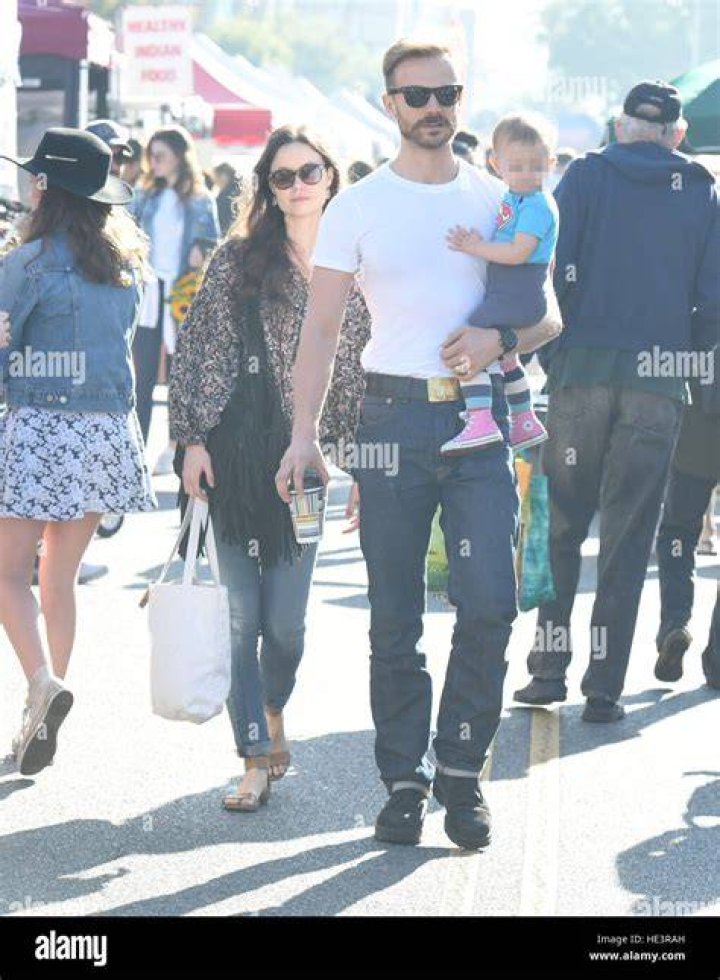 Summer Glau and her husband Val Morrison and their daughter Milena
