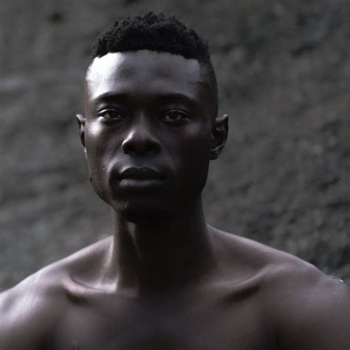 Super Dark Black Person