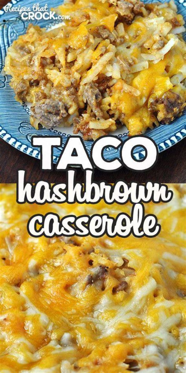 Taco Crock Pot Hashbrown Casserole Recipes That Crock!