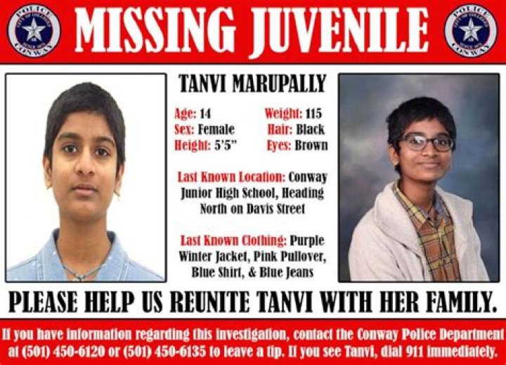 Tanvi Marupally Parents Roy And Sridevi Missing Case