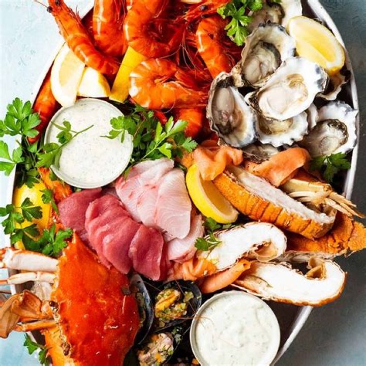 Tasty fish on a platter wallpapers and images wallpapers, pictures