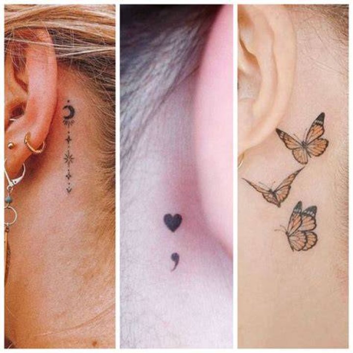 Tatuajes detr&aacute;s de la oreja para hombres dise&ntilde;os e ideas Tatuantes