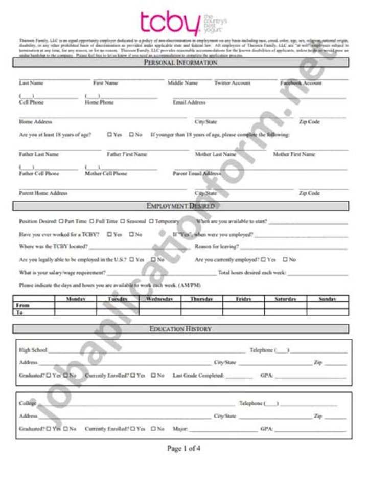 tcby application