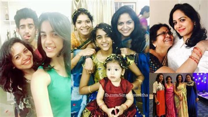 Telugu Singer Sunitha Family Photos