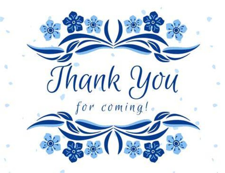 Thank You For Coming Personalized sticker labels Thank You For Coming