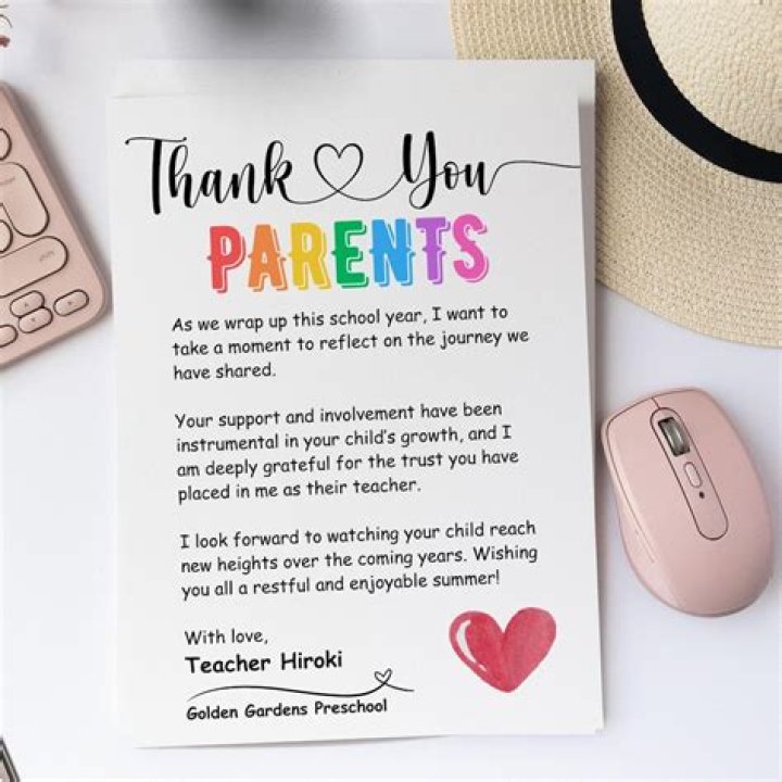 Thank You Note To Parents For Wedding The Write Greeting