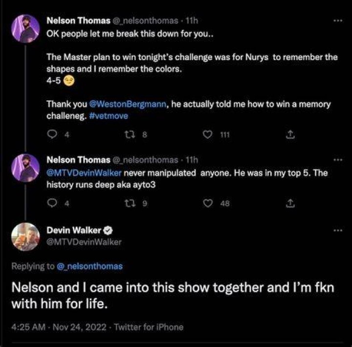 The Challenge Nelson Thomas defends Ride or Dies castmate, praises Wes