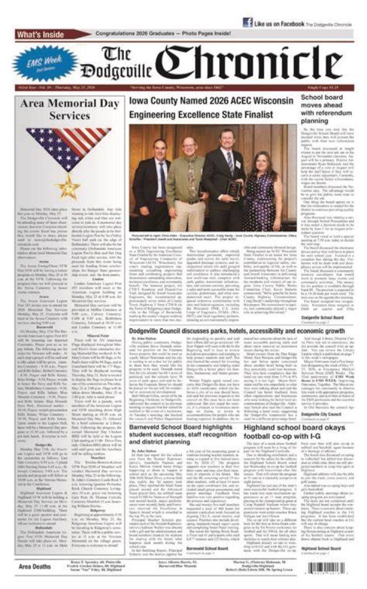 The Dodgeville Chronicle