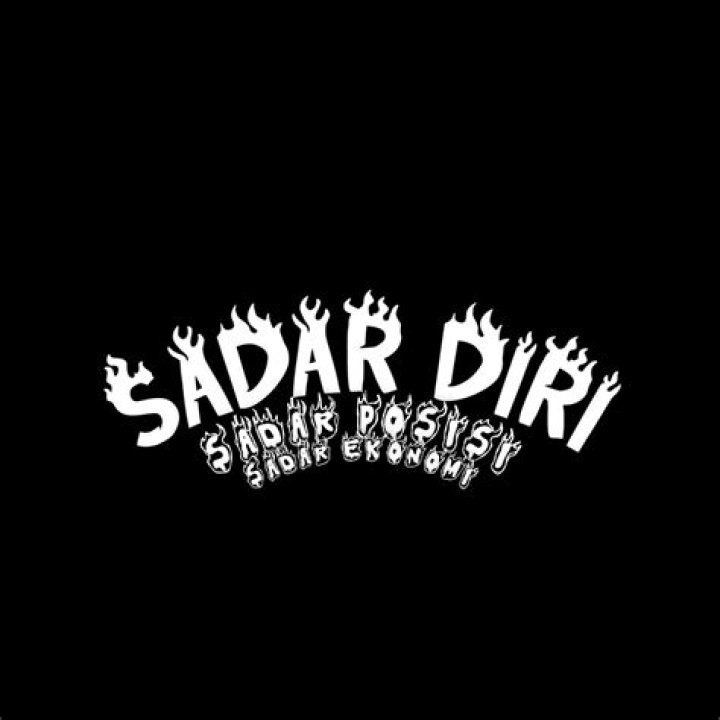 the logo for sadar dirt, a skateboarder's clothing line that is black