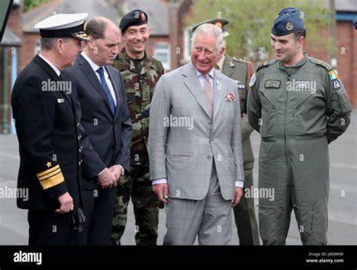 The Prince of Wales chats to American actor, David Duchovny during