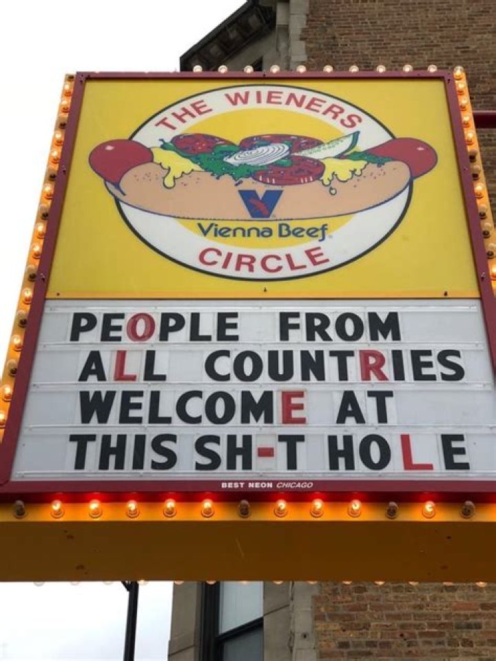 The Wieners Circle keeps it real. chicago