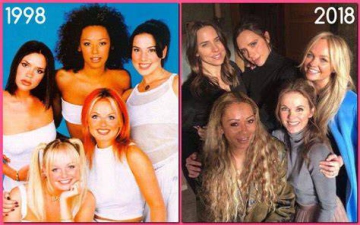 Then and Now Spice Girls Photo (1055444) Fanpop