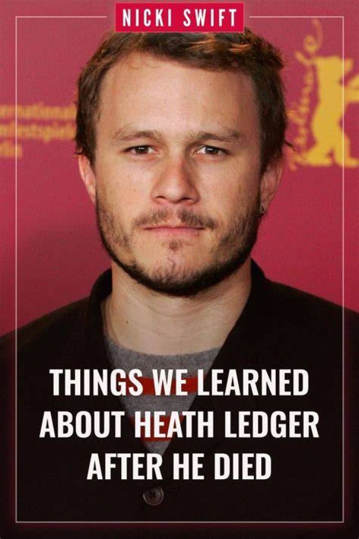Things We Learned About Heath Ledger After He Died