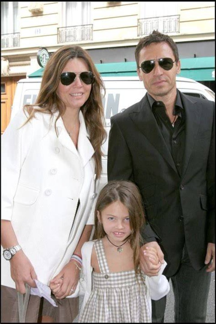 Thylane Blondeau et son fiancé Benjamin Attal lors du Grand Prix de