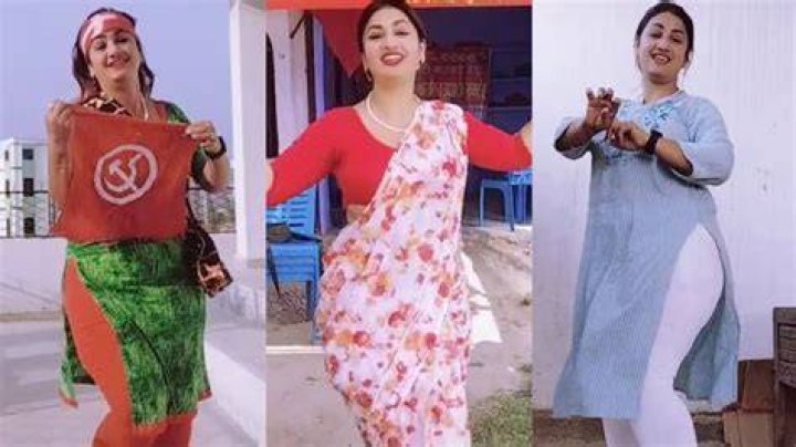 tik tok Star baral santi nepali dance Reaction To Sj BoY Official