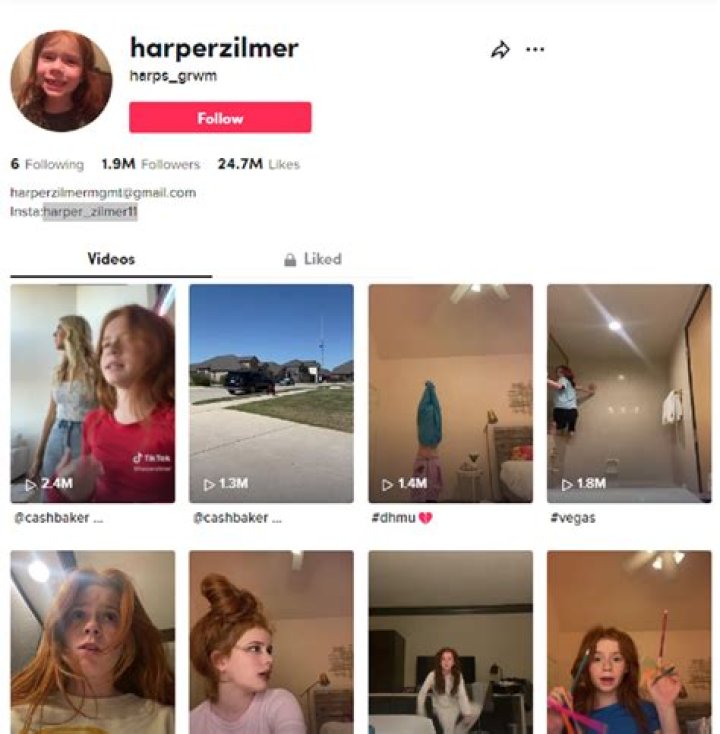 Tiktok Harper Zillmer Age Height Wikipedia Bio And