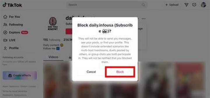 TikTok How to Block or Unblock Someone, or Check If Someone Has