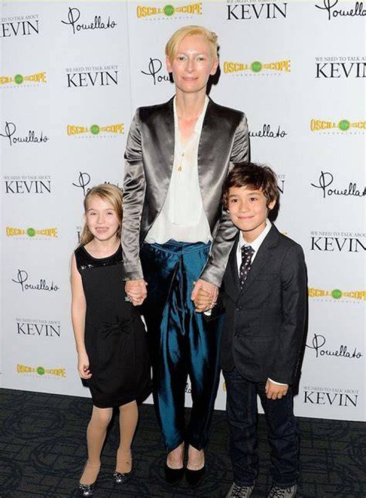 Tilda Swinton and her kids Tilda swinton children, Celebrity kids