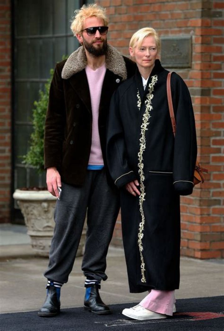 Tilda Swinton Steps Out with Partner Sandro Kopp in Rare Sighting of