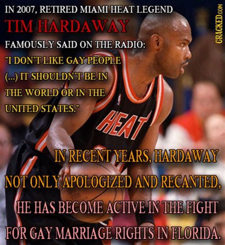 Tim Hardaway gay comments shouldn’t keep him from NBA Hall of Fame