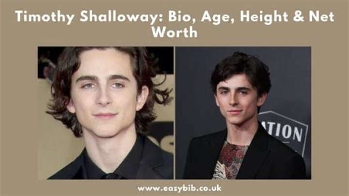 Timothy Shalloway Biography, Height, Weight, Age, Movies, Wife, Family