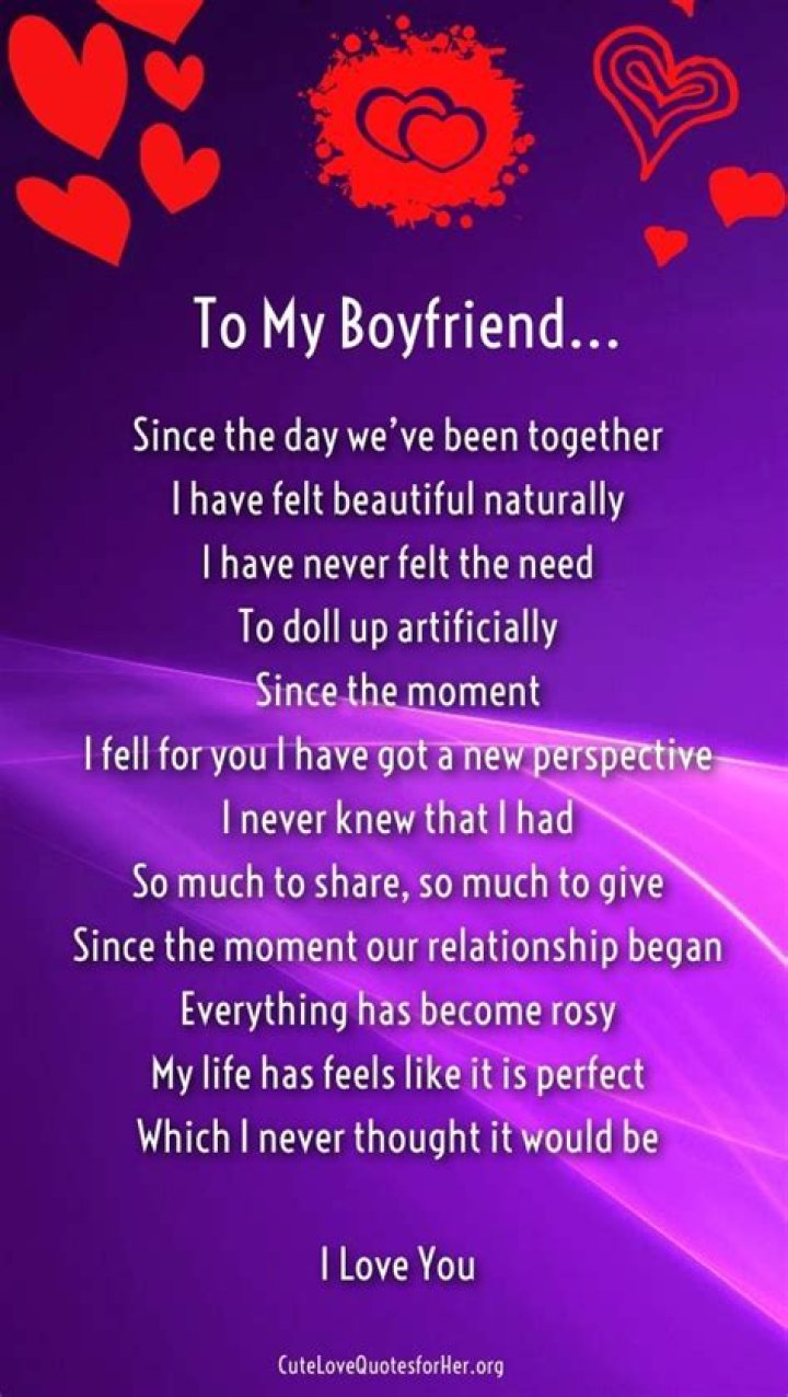 To My Boyfriend Love poems for him, Love you poems, Love quotes for
