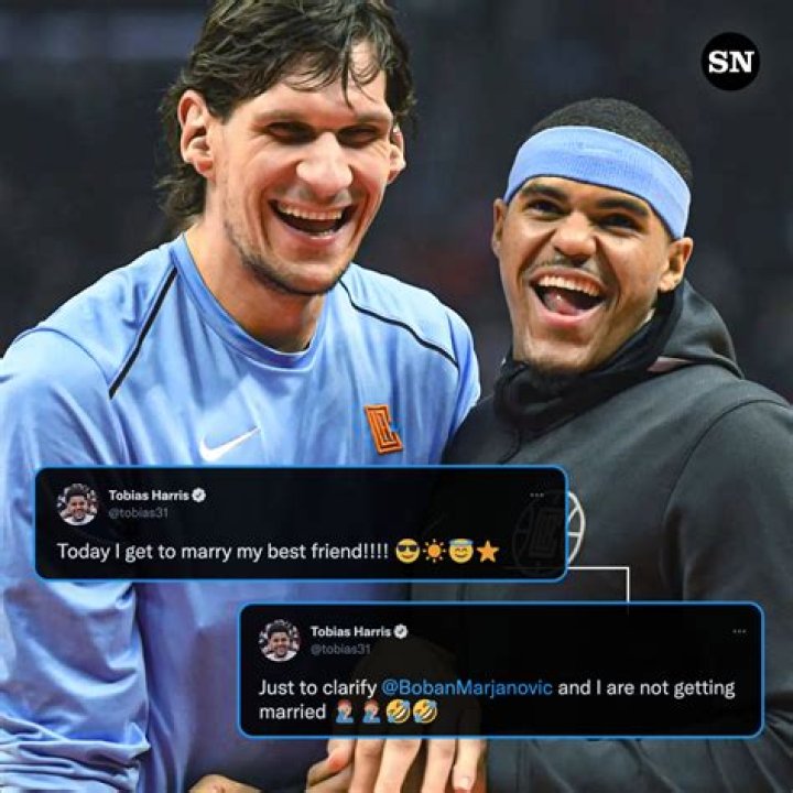 Tobias Harris Hilariously Clarifies He's Getting Married Today But Not