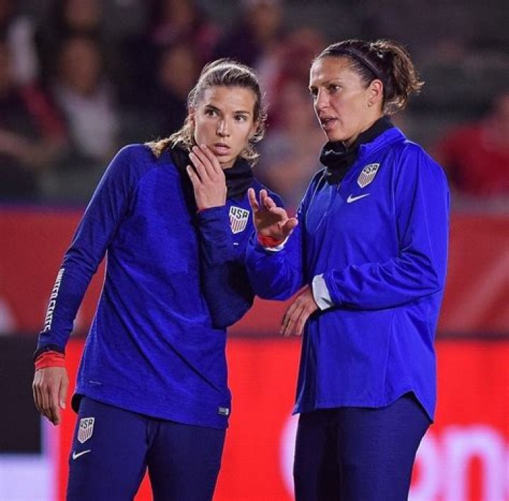 Tobin Heath and Carli Lloyd 📷 drive_x_strike Lay Down The Law