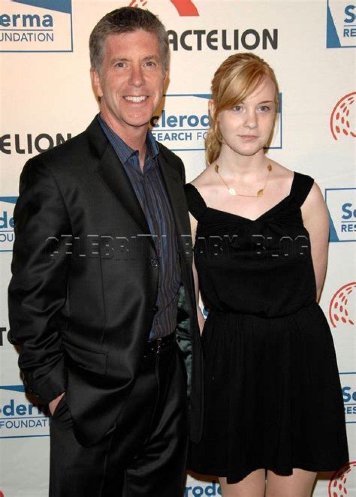 Tom Bergeron and daughter at Cool ComedyHot Cuisine Benefit