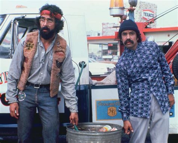 Tommy Chong (from Cheech and Chong) , with his wife Maxine and kids