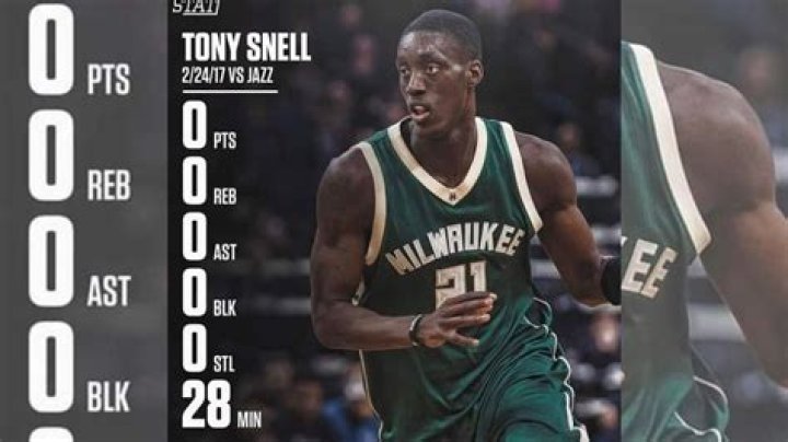 Tony Snell Game Log Oliver Beck News